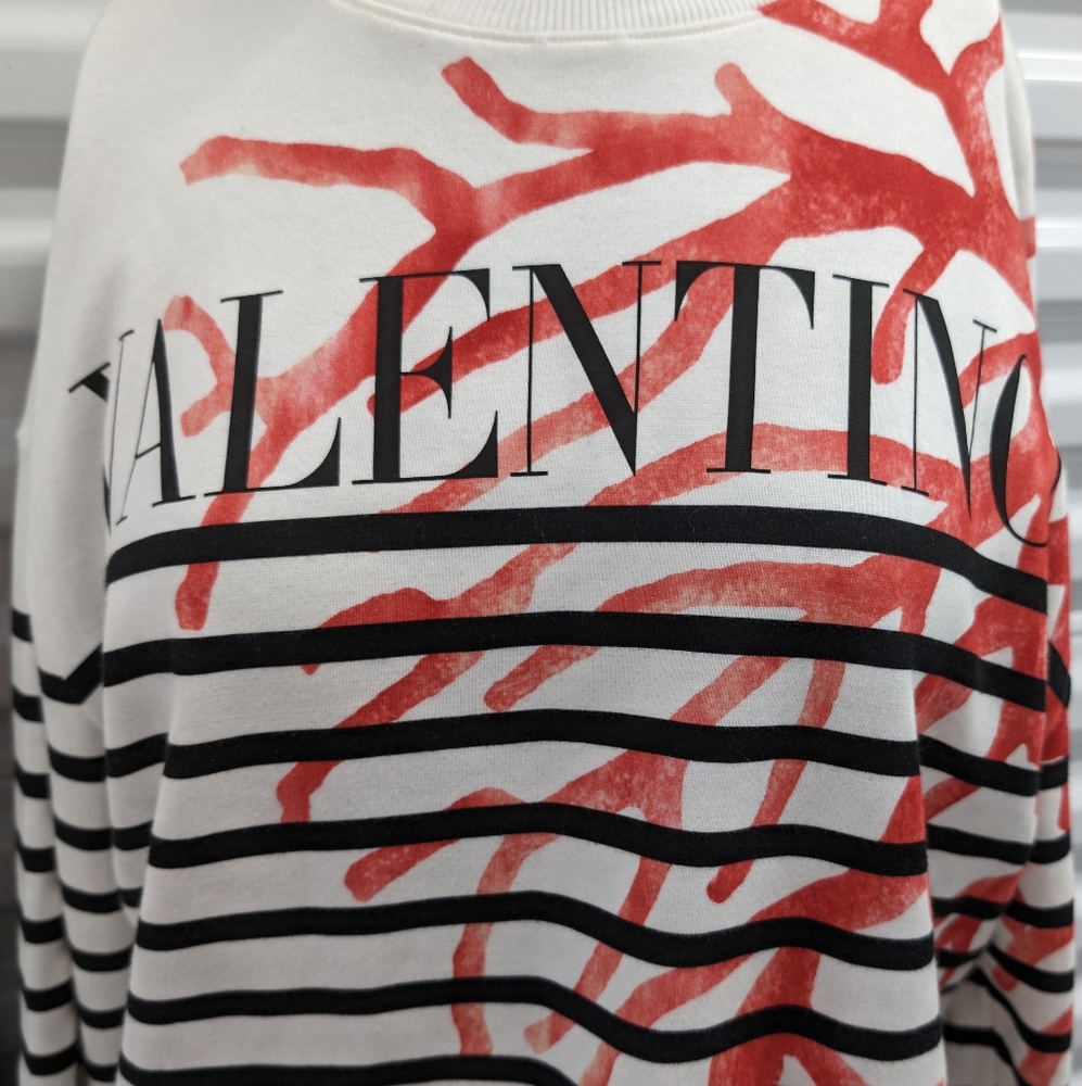 Valentino Garavani Printed French Cotton Terry Sweatshirt - Picture 10 of 14
